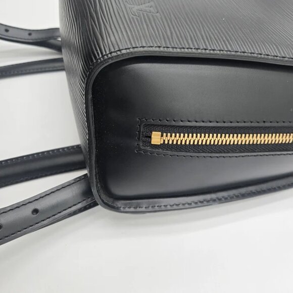 LOUIS VUITTON Mini Pochette Epi Leather Backpack Black - COA included! - Picture 3 of 15